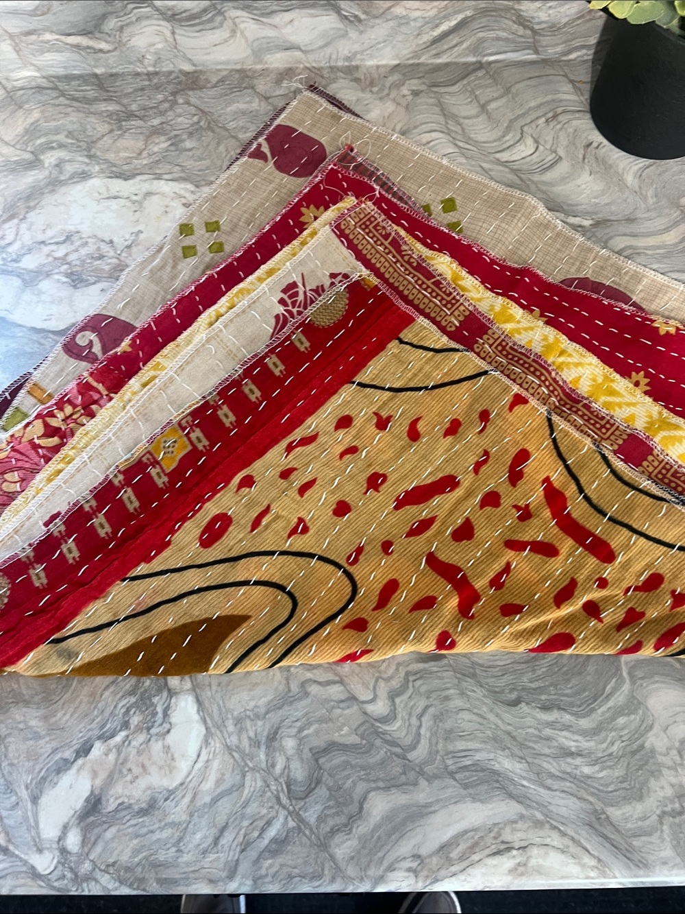 Handmade Kantha Patchwork Napkins
